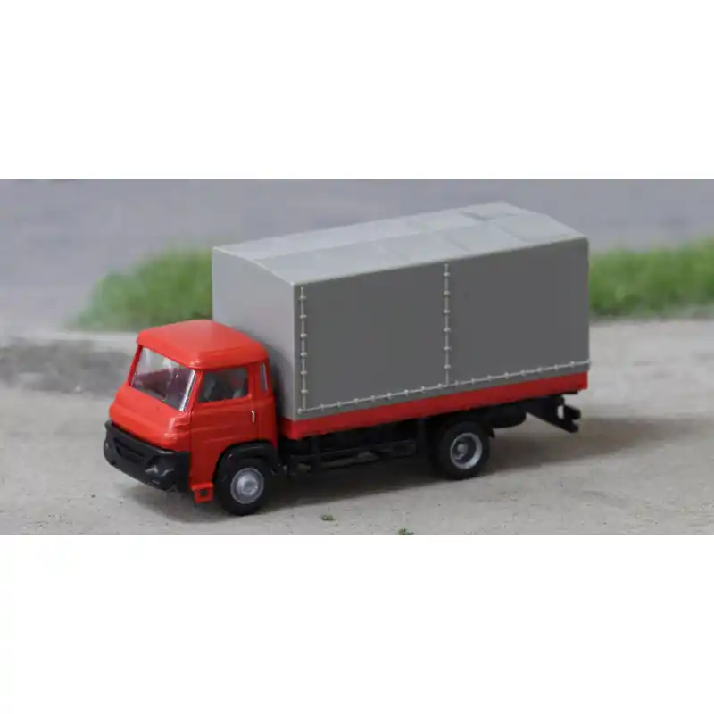 Stavebnice, Avia s plachtou, červená, H0, IGRA MODEL 66518121 Ověřený