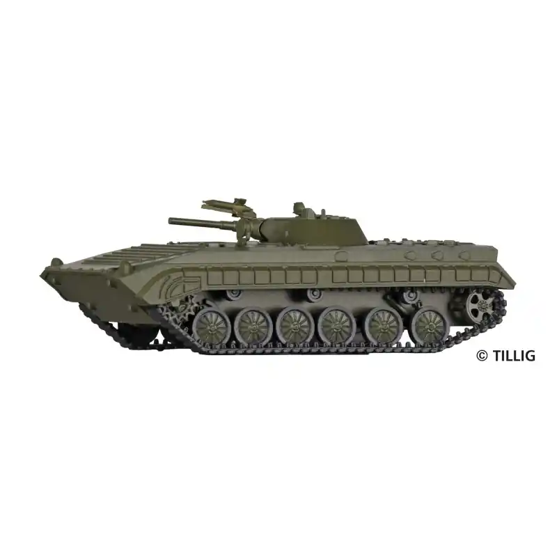 Tank typu BMP-1, neutrální barevný vzor, H0, Tillig 78225 Tovární Cena
