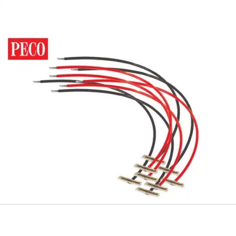 Napájecí kolejnicové spojky C75, C70 a C83, 4 páry, Peco PL-81 Ověřený