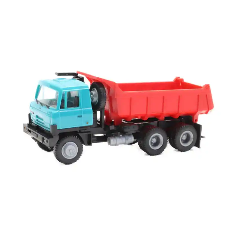 Stavebnice, Tatra 815 6x6, tyrkysová/červená, sklopka S1, H0, IGRA MODEL 66818153 Levný