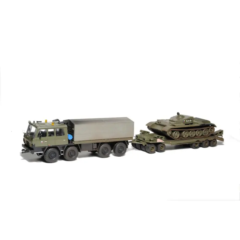 Akce Stavebnice Tatra 815 8×8 VT 26.265 1R, Transporta P50, T-55C-2 Favorit, H0, SDV 87191