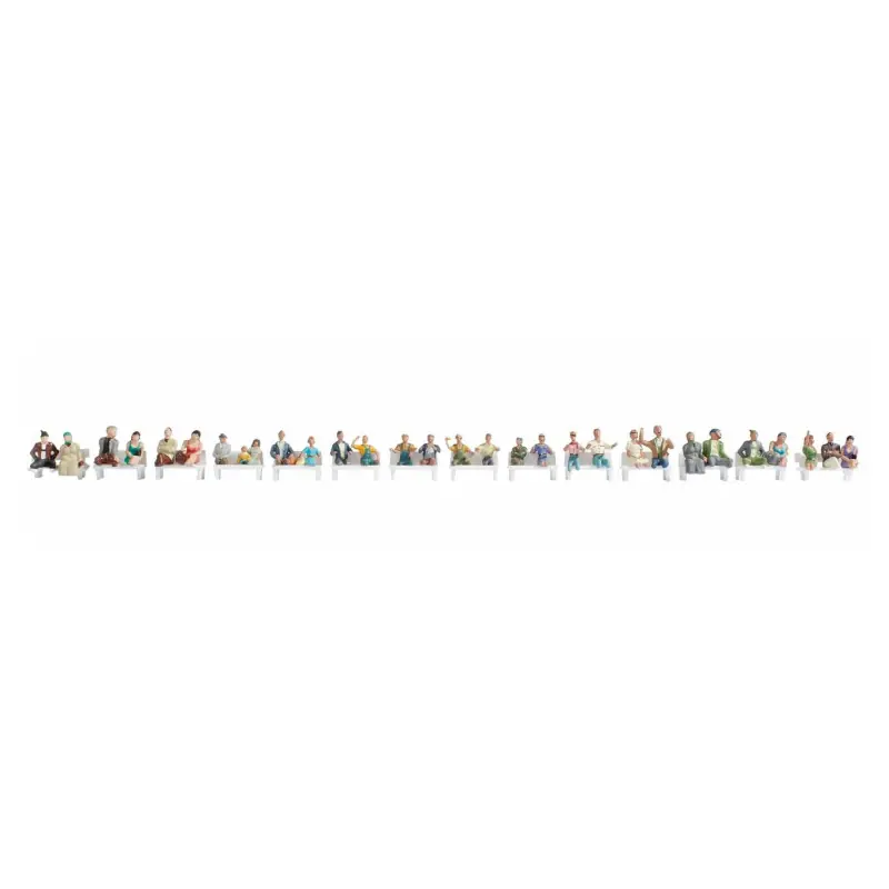 Výhodný set 30 figurek, ,,Sedící cestující", H0, Noch 16050 Top Prodej