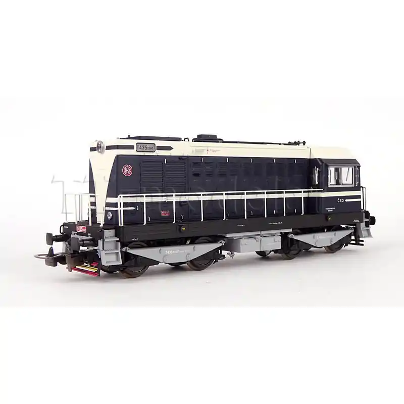 Motorová lokomotiva T 435.0140 "Hektor", ČSD, III.–IV. epocha, analogová verze, H0, Piko 52427 Akční Nabídka