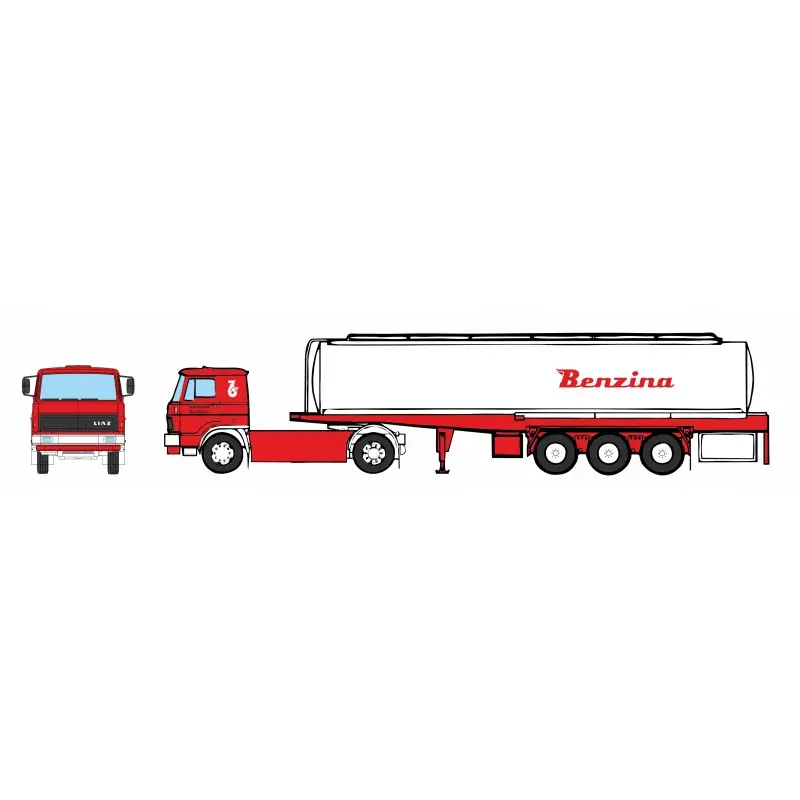 Hit Sezóny Liaz Benzina, cisternový návěs, H0, DOPRODEJ, IGRA MODEL 66618005