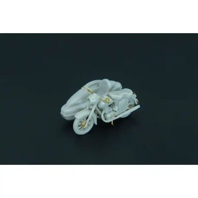 Novinka Stavebnice motocyklu se sajdou, JW 250 ,,Kývačka‘‘ r. 1956 Velorex 560, H0, Hauler HLR87194