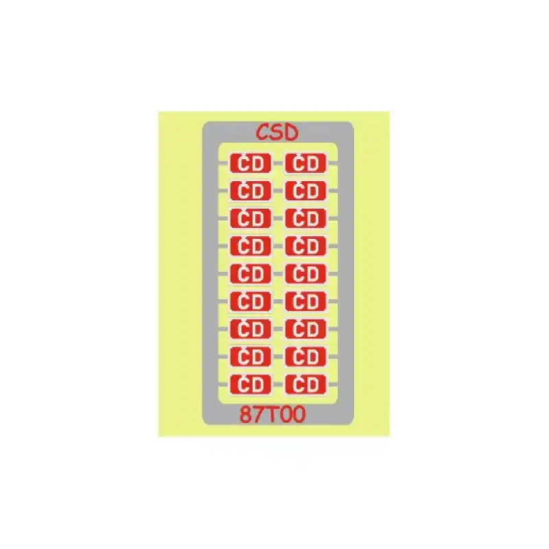 Cenový Hit Tabulky ČD, 3,2 x 1,65 mm, H0, Pojezdy 87T003