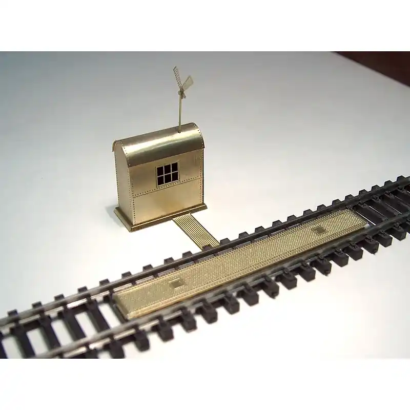 Kolejová váha Wiesner, leptaná stavebnice, H0, Miniatur MHL15 Cenový Hit