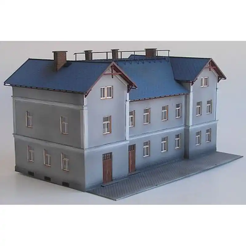 Novinka Staniční budova ZvKČ LXVI/H (ONWB typ C), eternit, N, KB model 3044ET