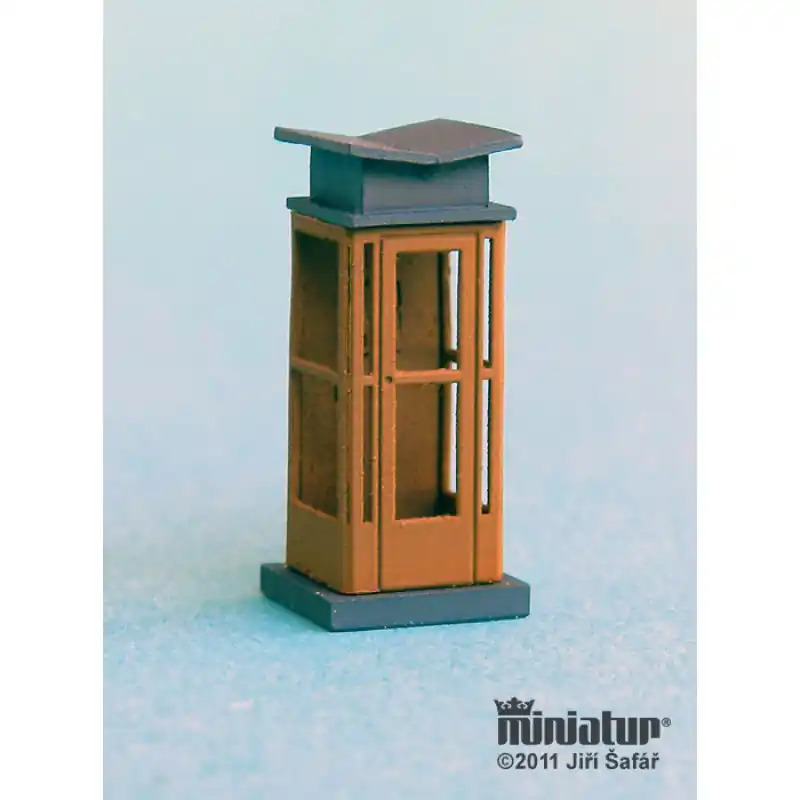 Stavebnice, telefonní budka 60. - 80. léta, N, Miniatur MN05 Výhodná Nabídka