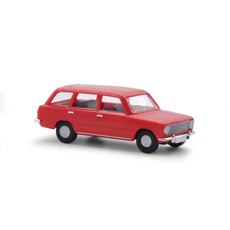 Osobní automobil Lada 1200 Kombi, červený, TT, Busch 87052 Pouze Dnes