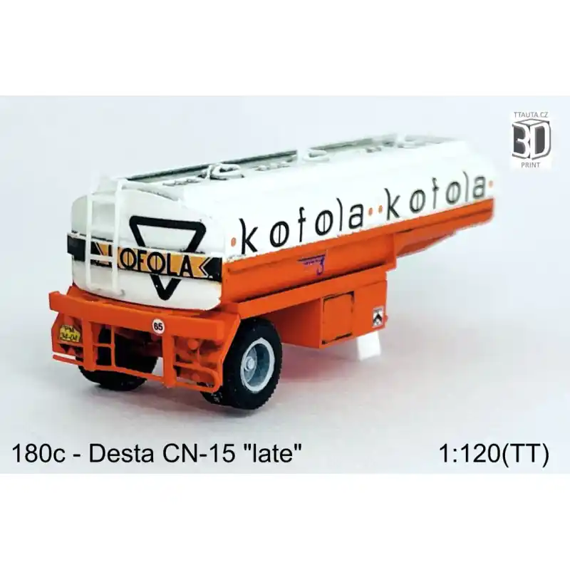 Stavebnice, cisternový návěs Desta CN-15, potraviny – Laktos, Kofola, TT, Štěpnička 180c Cenová Bomba