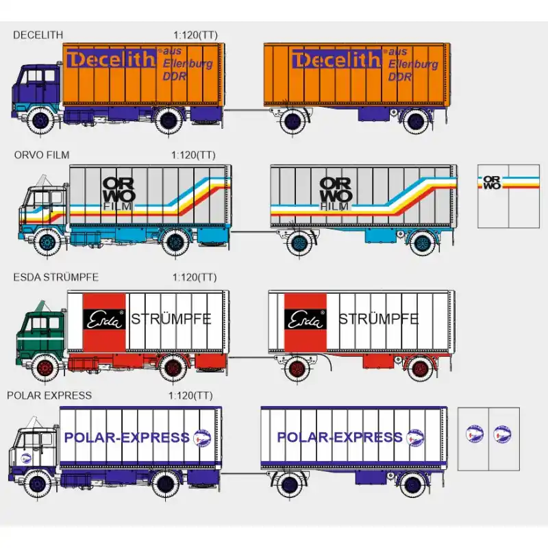 Super Cena Stavebnice, Volvo F88/89 skříňová nástavba, čirá kabina, Decelith, TT, Štěpnička 163la