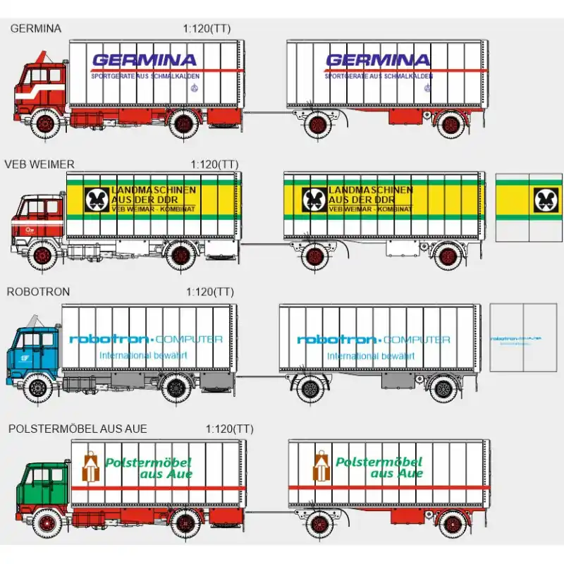 Vysoce Kvalitní Stavebnice, Volvo F88/89 skříňová nástavba, detailní kabina, Robotron, TT, Štěpnička 163fb