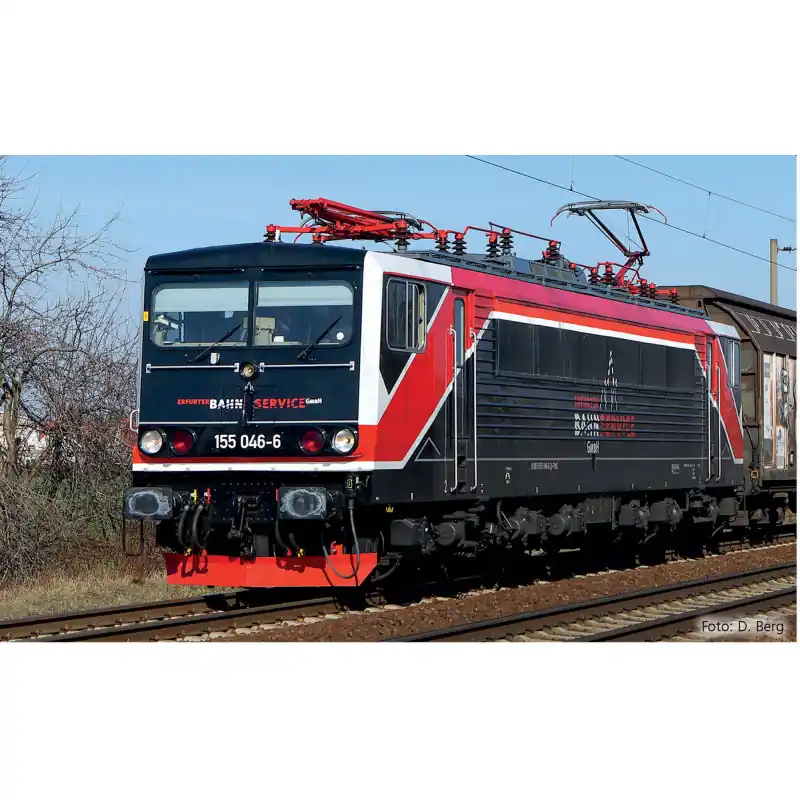 Top Prodej Elektrická lokomotiva řady 155, Erfurter Bahnservice GmbH, VI. epocha, TT, Tillig 04328