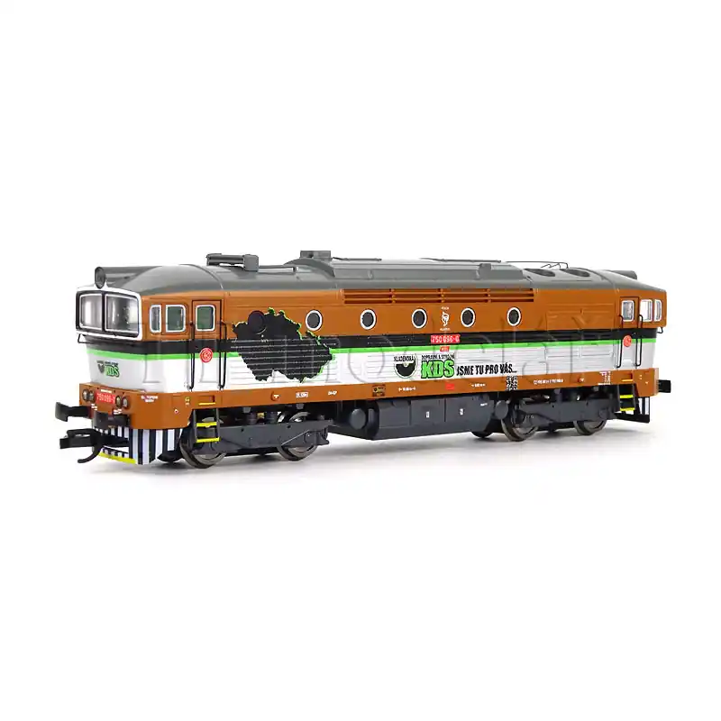 Motorová lokomotiva 750 096, KDS, TT, V. epocha, MTB TTKDS750096 Vrácení Zdarma
