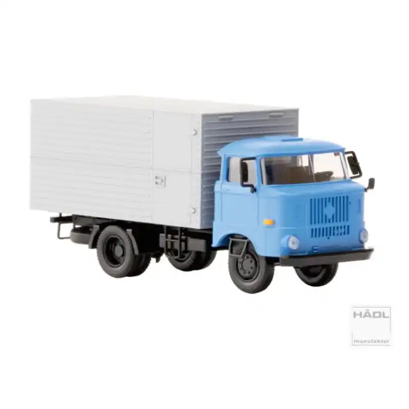 IFA W50L, se skříní z ocelového plechu, světle modrá, TT, Haedl 121054-03 Tovární Cena