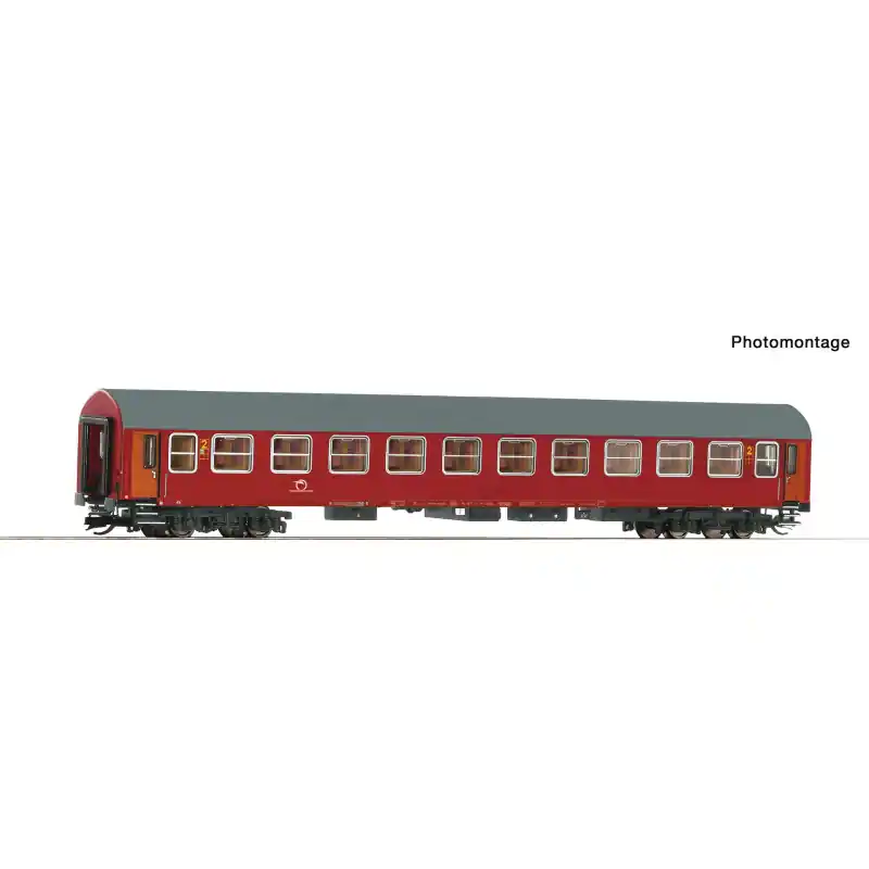 Osobní vůz 2. třídy, ZSSK, V.–VI. epocha, TT, Roco 6280036 Pouze Dnes