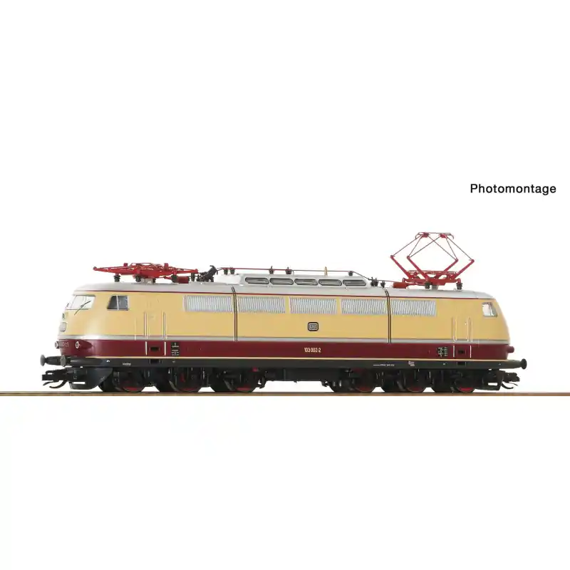 Elektrická lokomotiva 103 002-2, DB, analogová verze, IV. epocha, TT, Roco 7580031 Hit Sezóny