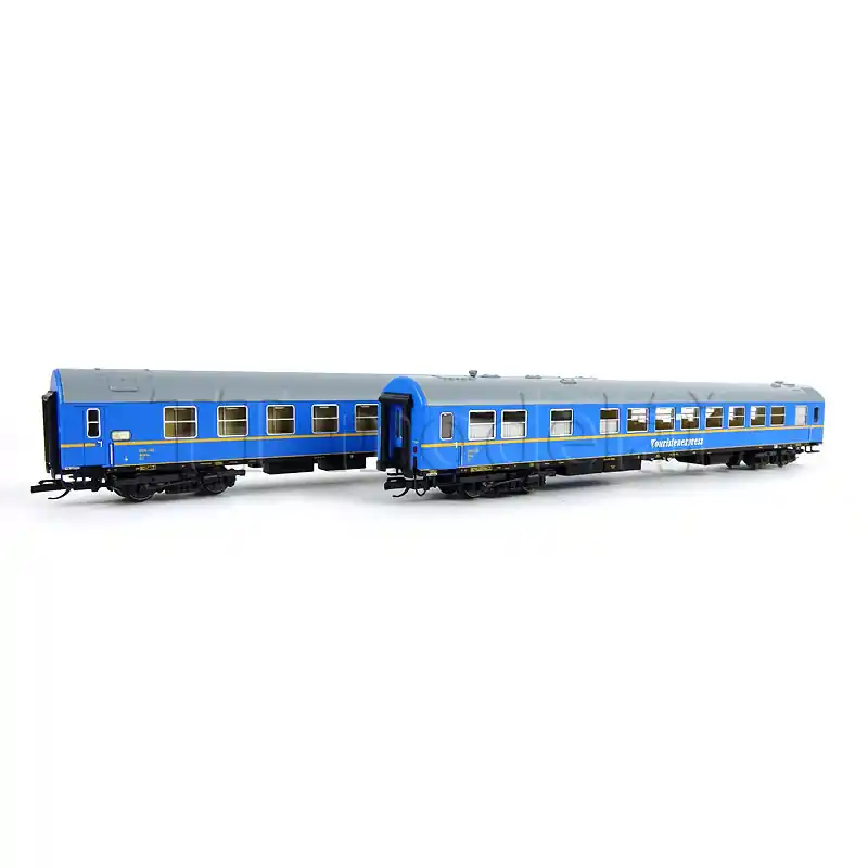 Set lůžkového a jídelního vozu "Tourex", díl 3, DR, III. epocha, TT, model Galerie Tillig 2026, Tillig 502457 Sleva