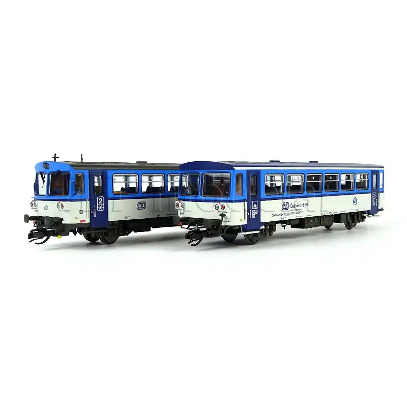 Motorový vůz 810 472-1 s přípojným vozem, ČD, zvuková verze, VI. epocha, TT, DOPRODEJ, Roco 7790004 Akce