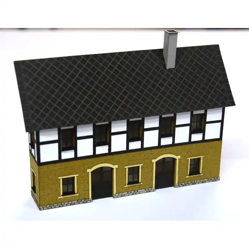 Dům Bad Schandau II, stavebnice, poloreliéf, TT, BuBiModel tt60165 Nejlepší Cena