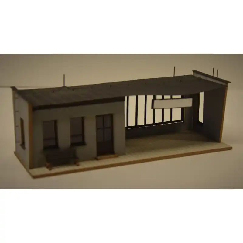 Zastávka Kloboučky, stavebnice, TT, BubiModel tt60123 Nakupujte Hned