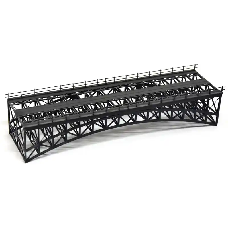 Super Cena Most příhradový dvojkolejný, stavebnice, TT, BubiModel tt60190