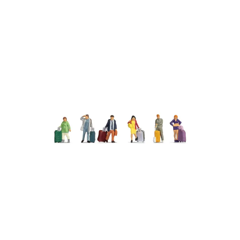 Must-Have Cestující, 6 figurek se zavazadly, TT, Noch 45223
