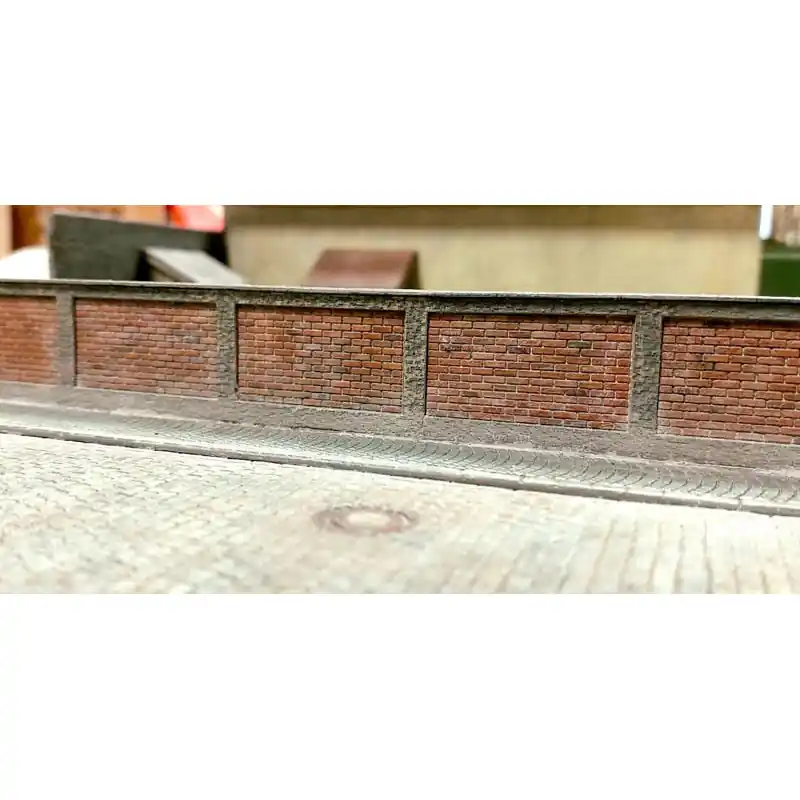 Pouze Dnes Zděný plot cihlový, nebarvený, TT, Model Scene 41815