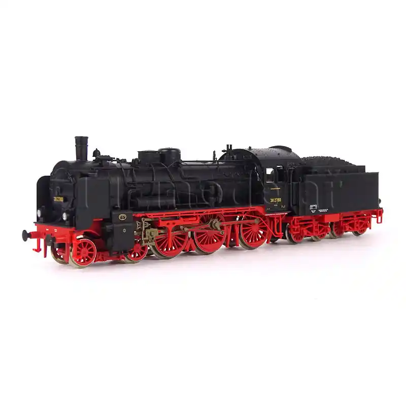 Autentický Parní lokomotiva 38 2780, DRG, II. epocha, zvuková verze, TT, Roco 7190002