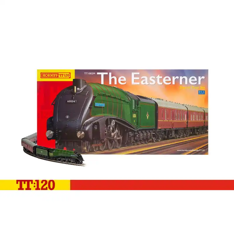 Základní set osobního vlaku a parní lokomotivy The Easterner, BR, zvuková verze, TT, Hornby TT1002TXSM Nejprodávanější