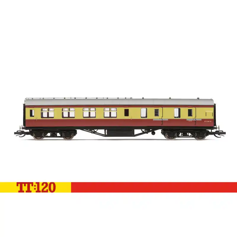 Osobní vůz 57‘ Brake Third, M5598M, BR, se zavazadlovým oddílem, III. epocha, TT, Hornby TT4038A Rychlé Dodání