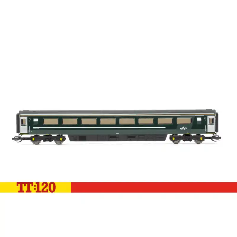 Osobní vůz Mk3 Trailer Standard Open, 42579, GWR, VI. epocha, TT, Hornby TT4031D Zlevněný