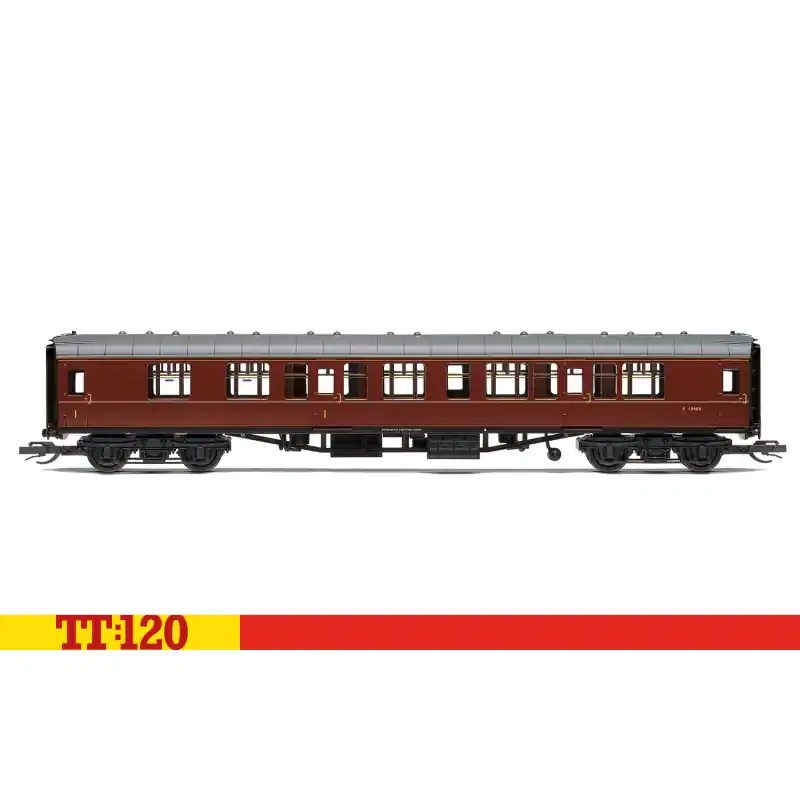 Expresní Doručení Osobní vůz Mk1 Composite Corridor E15468, BR, III. epocha, TT, Hornby TT4001A