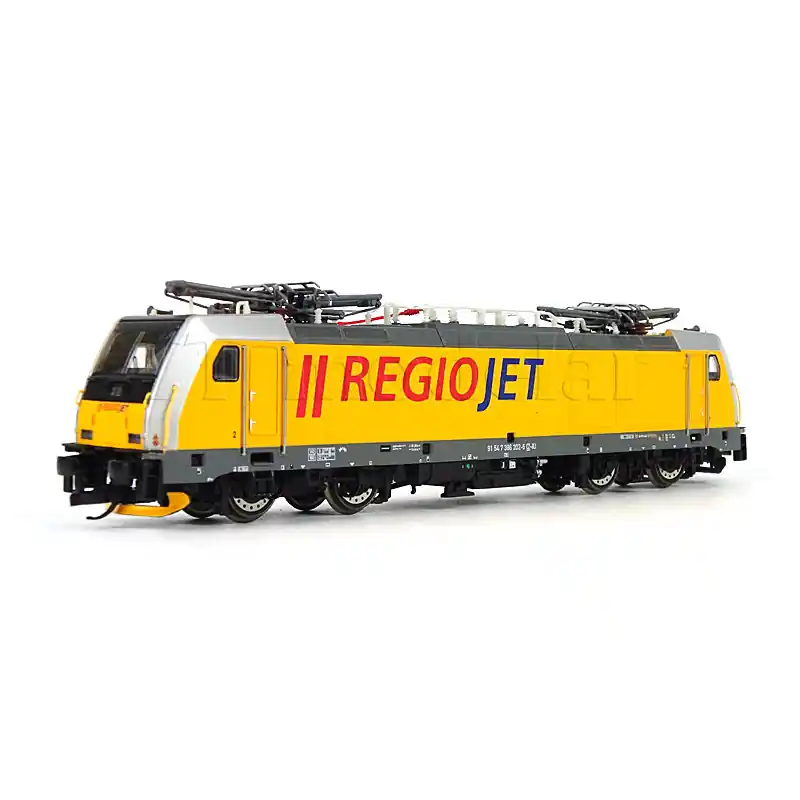 Elektrická lokomotiva řady 386, RegioJet, VI. epocha, TT, Tillig 05034 Autentický