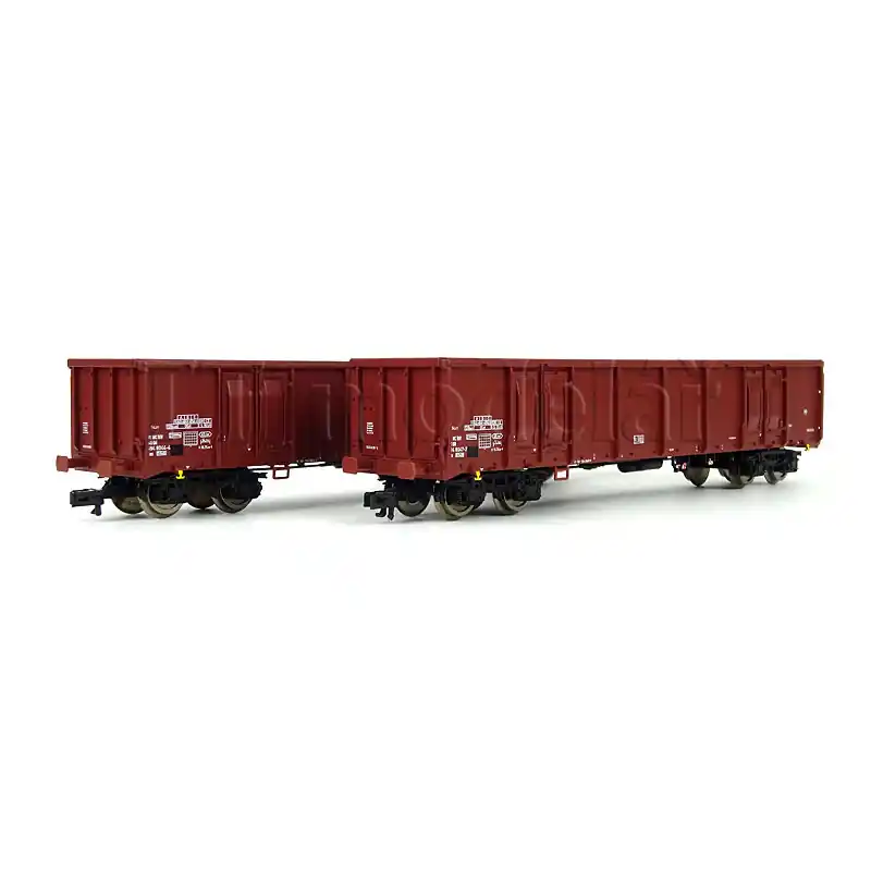 Set dvou otevřených čtyřosých vozů Eas, DR, IV. epocha, TT, DOPRODEJ, Roco 37650 Ihned K Objednání
