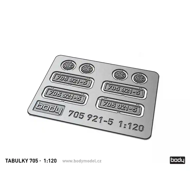 Tabulky 705 919-9, TT, Body TTTab008-919 Bezpečná Platba