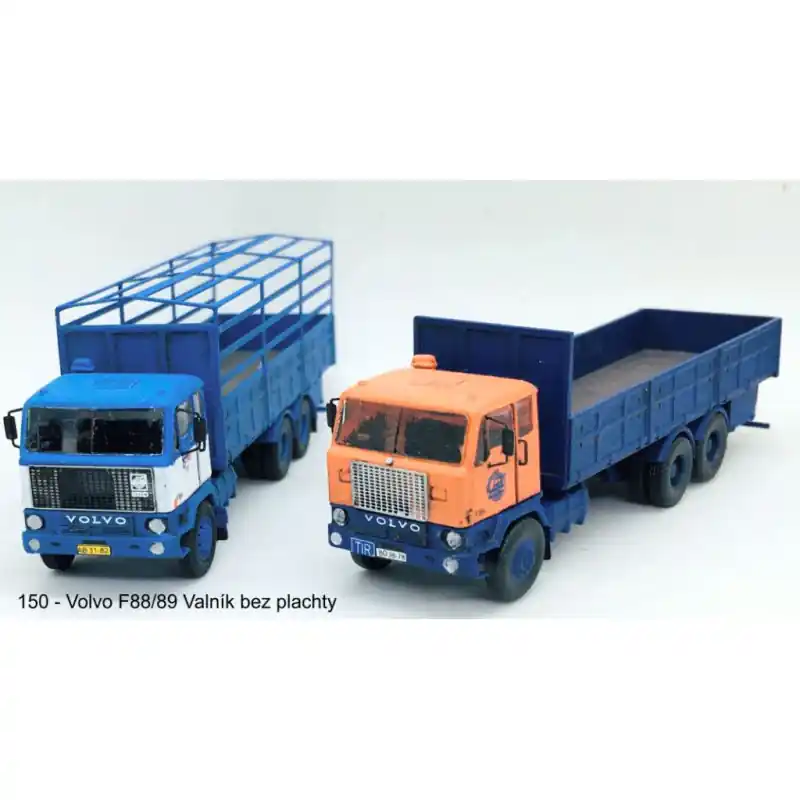 Stavebnice, Volvo F88/89 6x2, valník bez plachty, detailní kabina, TT, Štěpnička 150b Časově Omezené