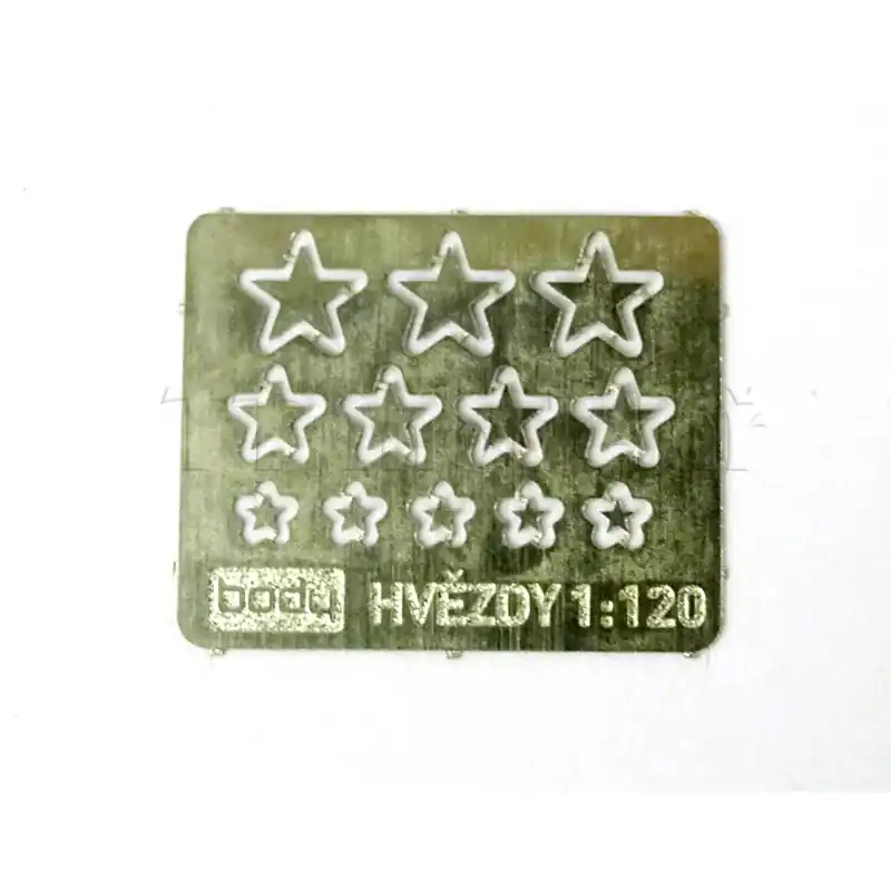 Nová Kolekce Hvězdy, lept, 12 kusů, TT, Body TTTab002