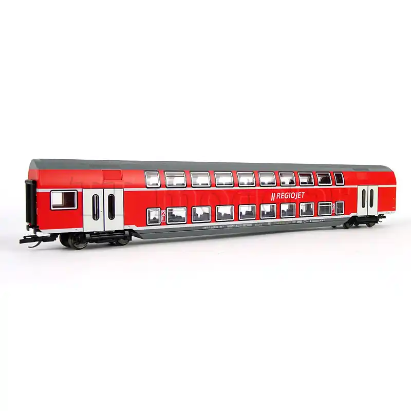 Patrový osobní vůz 2. třídy DBz 750, RegioJet, VI. epocha, TT, DOPRODEJ, Tillig 16797 Akce