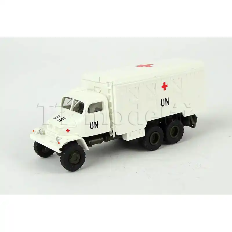 Nákladní automobil Praga V3S, Unprofor , skříň, TT, III.–V. epocha, IGRA MODEL 66708012 Akce