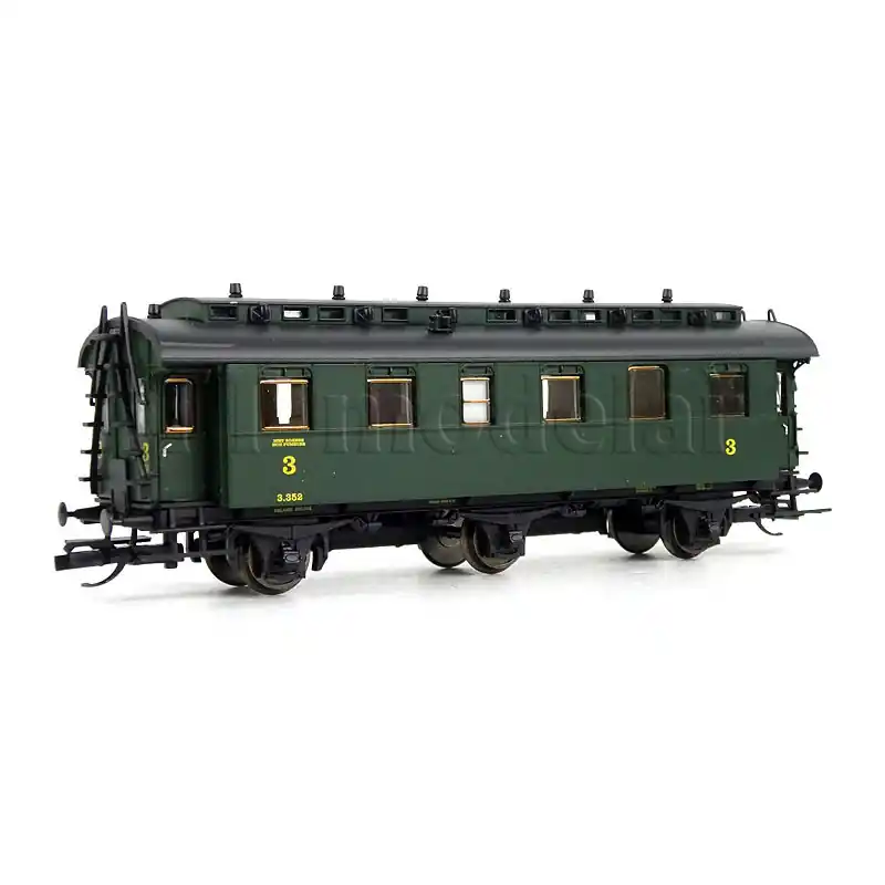 Osobní vůz 3. třídy, SNCB, III. epocha, TT, DOPRODEJ, Tillig 16056 Horká Nabídka