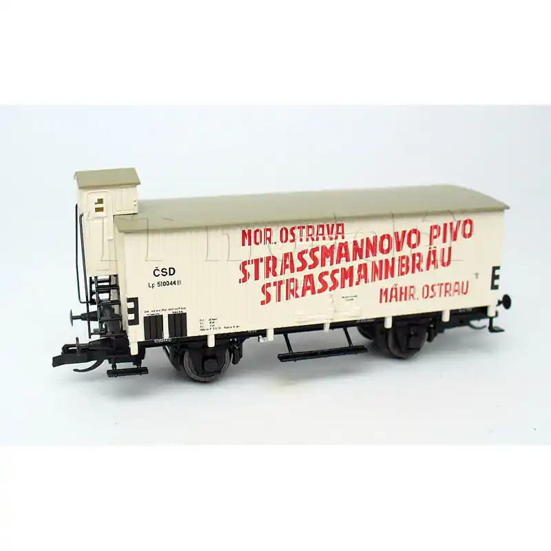 Chladicí vůz "Strassmannovo pivo", ČSD, II. epocha, TT, DOPRODEJ, Tillig 17392 Bezpečná Platba
