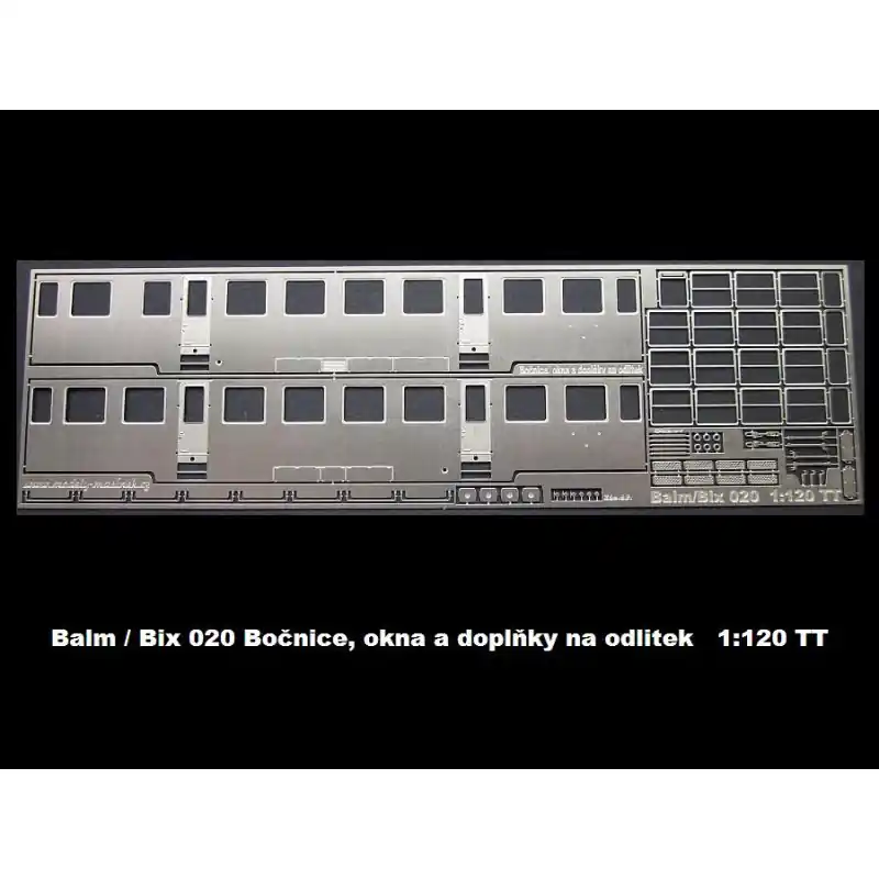 020 - Bočnice a doplňky na odlitek, TT, Modely mašinek TT-020 Bok Hit Sezóny