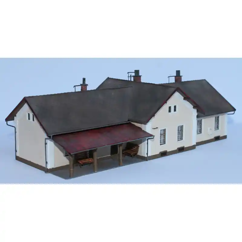 Expresní Doručení Výpravní budova LIX/H (Skalsko), eternit, TT, KB model 4052ET