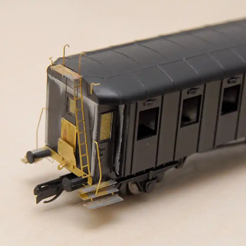 Detaily osobního vozu Be/Ce ze stavebnice LPH, TT, LMS 039 Must-Have