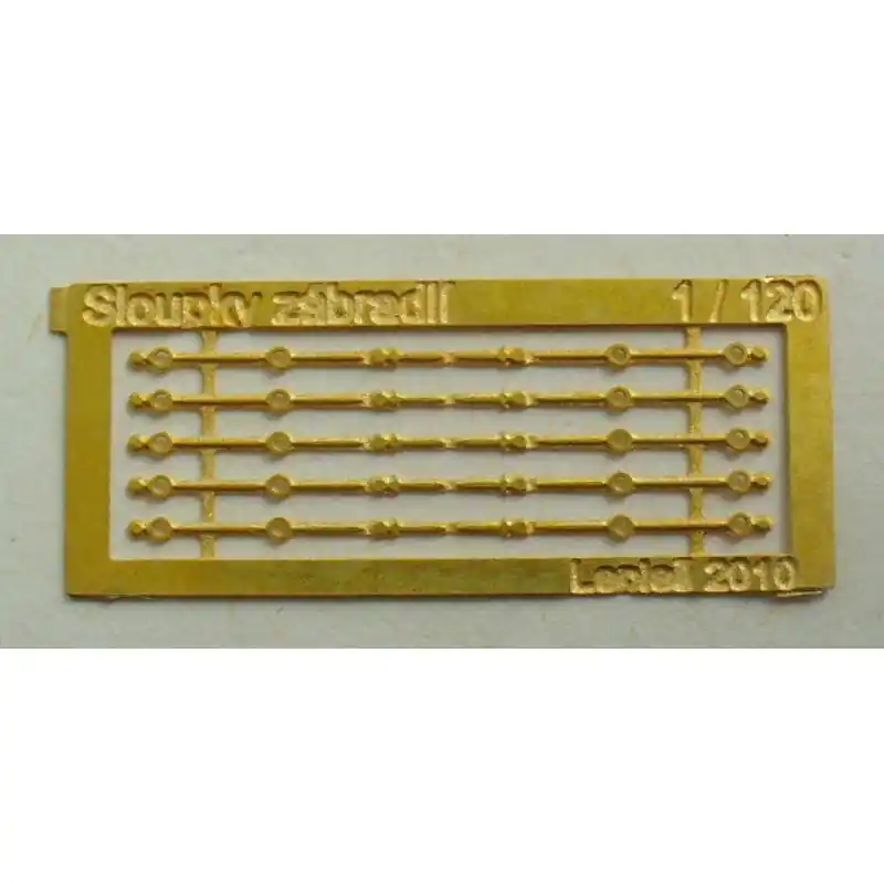 Litinové sloupky zábradlí, 5 kusů, TT, Lepieš 19 Expresní Doručení