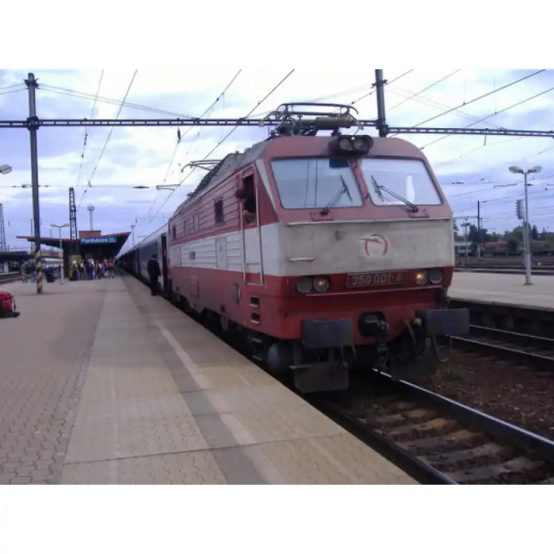 Zlevněný Stavebnice elektrické lokomotivy řady ES 499.0 (350), lept, TT, DK model TT0402