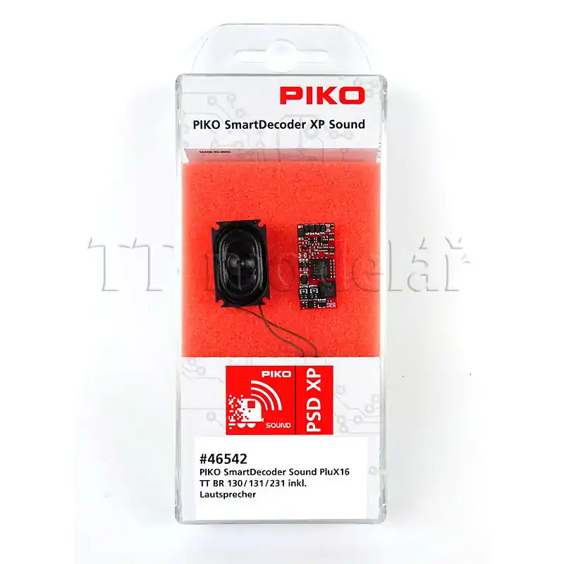 Bezpečná Platba Ozvučovací sada PIKO SmartDecoder XP 5.1 S pro BR 130 TT, PluX16, vč. reproduktoru, Piko 46542
