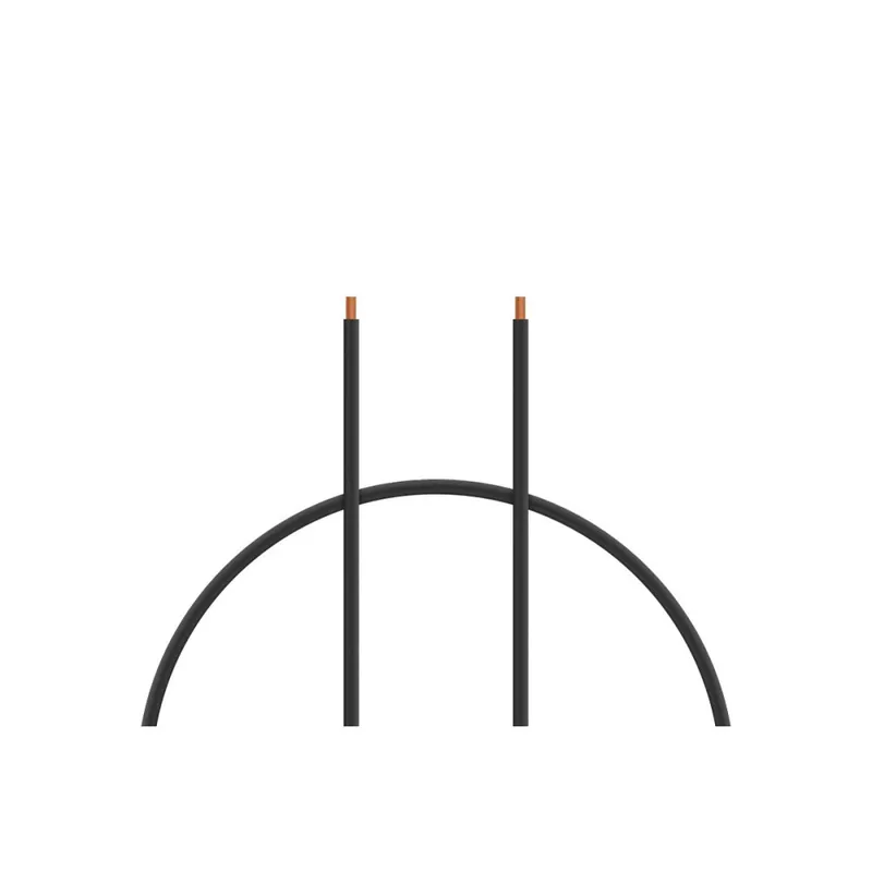 Kabel silikon 0.5mm2 1m (černý) Horká Nabídka